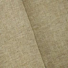 1 7/8 YD PC - Natural Beige Textured Dobby Home Decorating Fabric