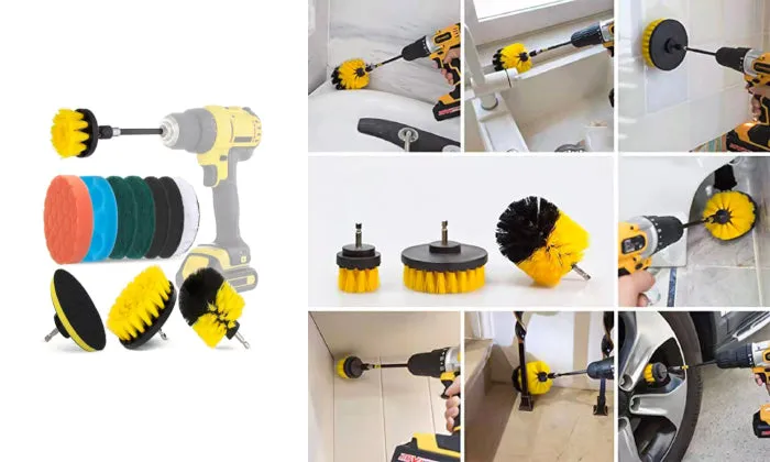 12 Piece Multifunctional Drill Brush