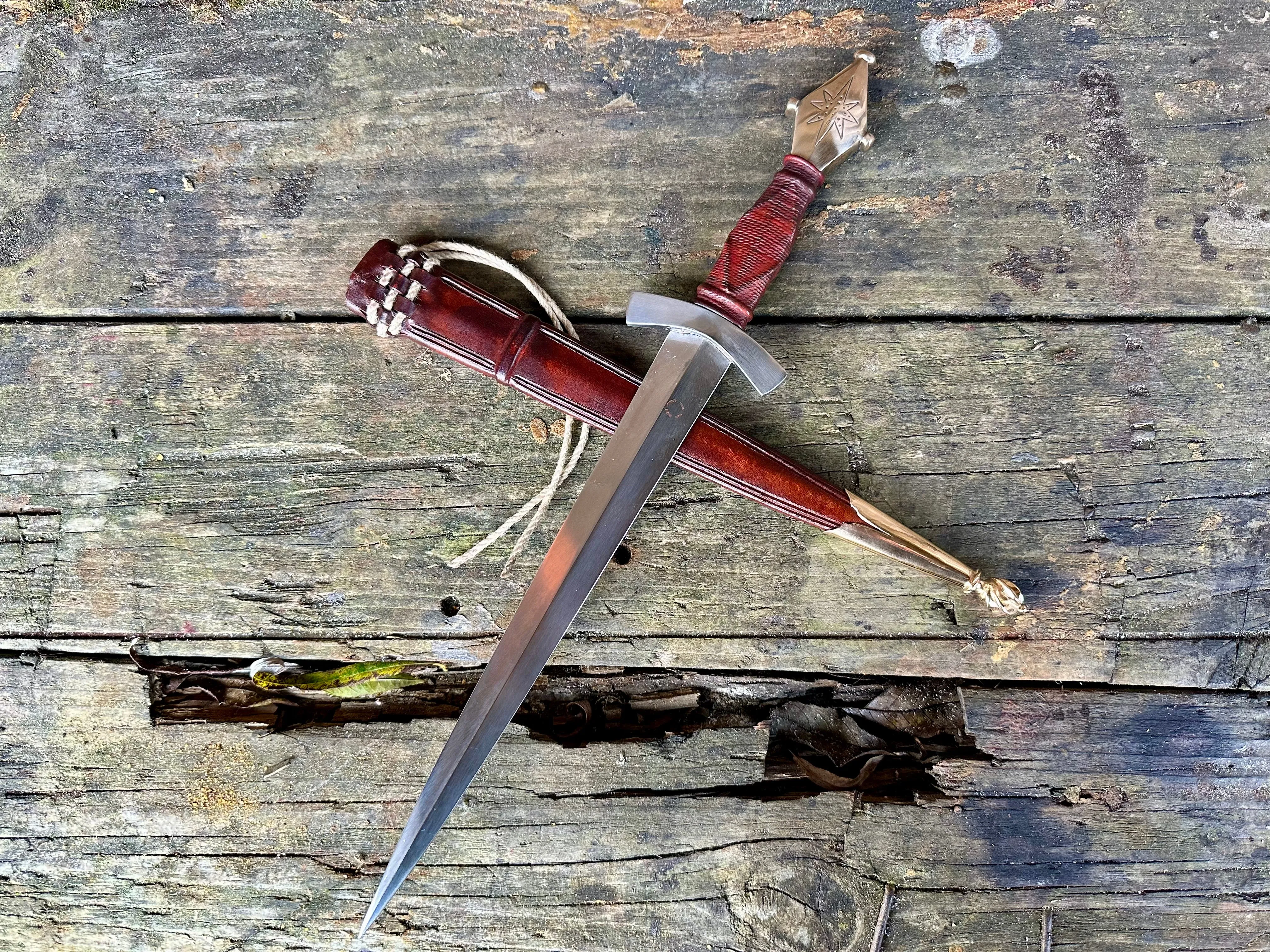 14/15thC medieval Southern French quillon dagger