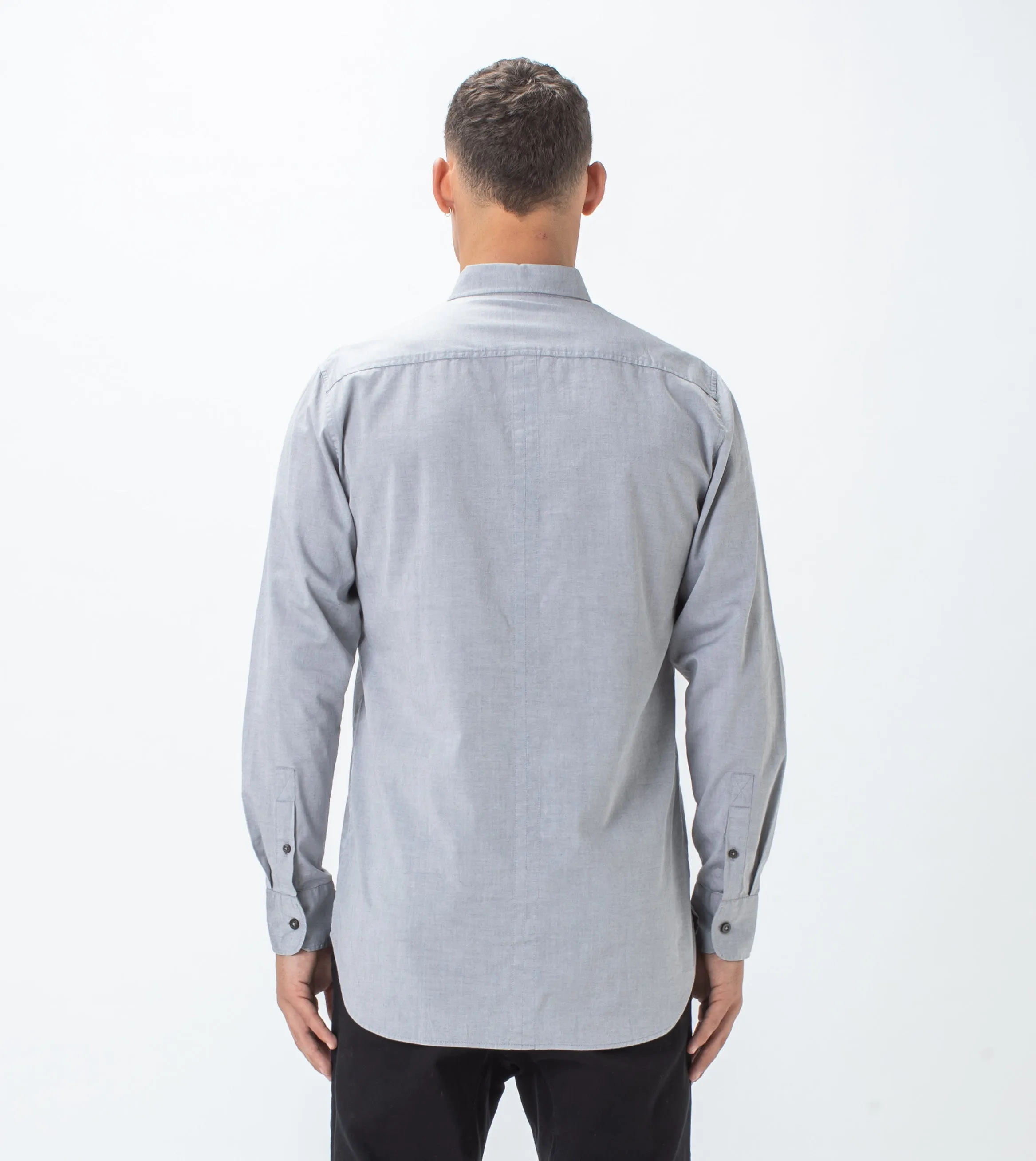 7 Foot LS Oxford Shirt Ash