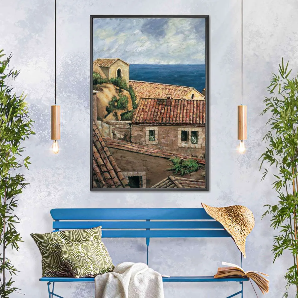 A Coastal Village II Wall Art