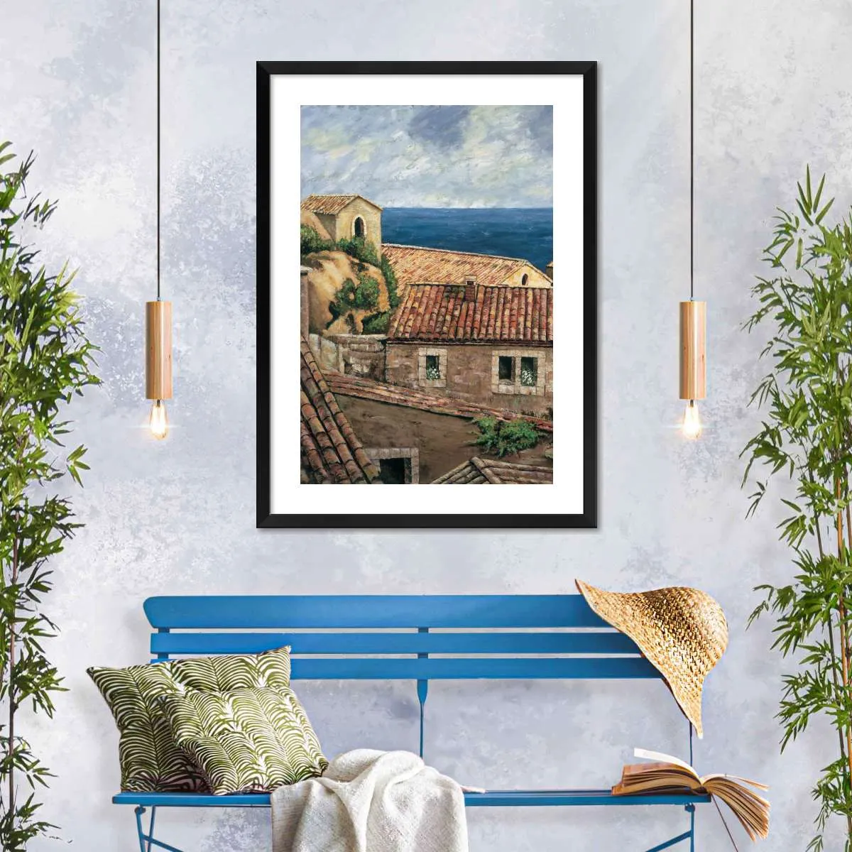 A Coastal Village II Wall Art