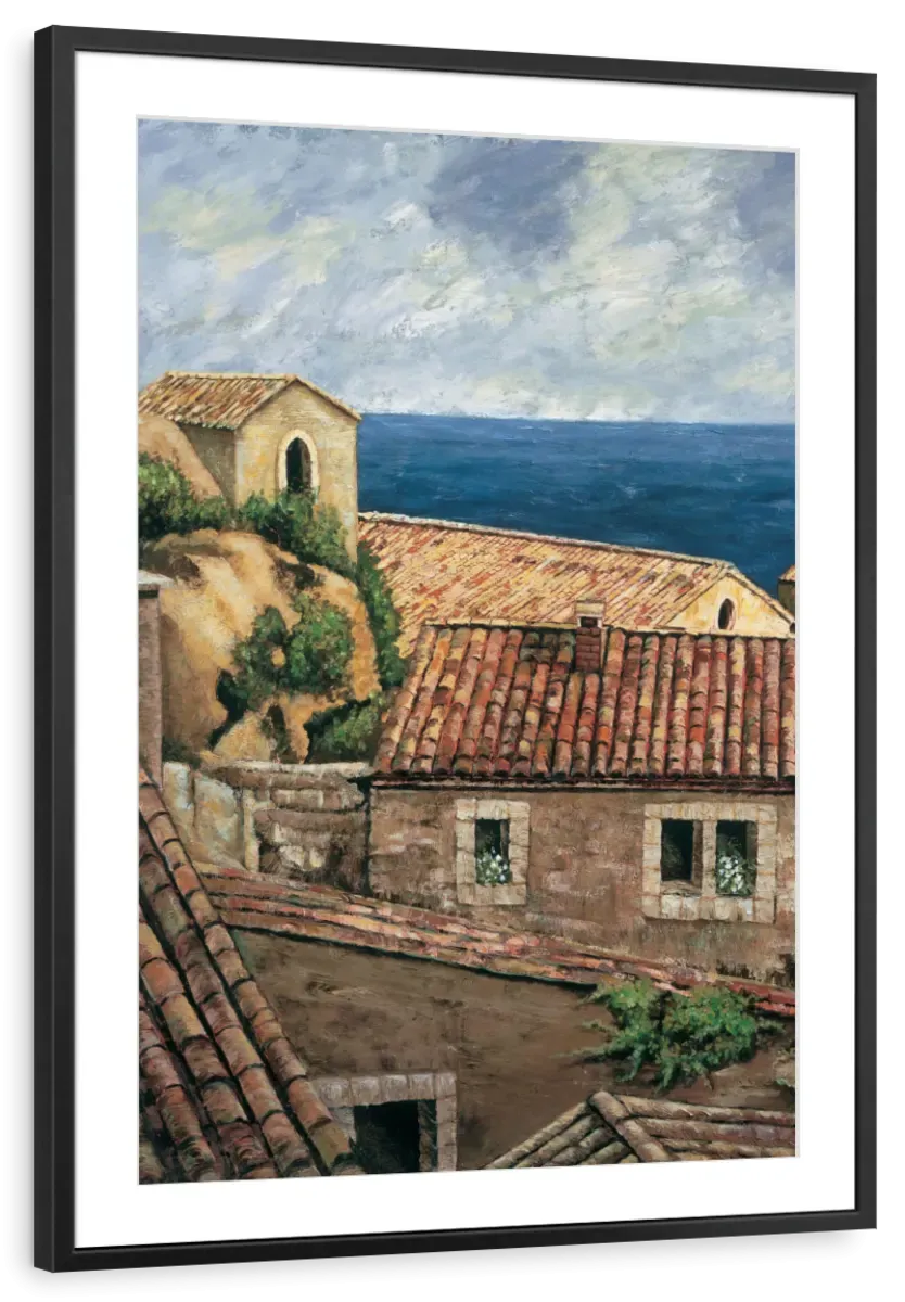 A Coastal Village II Wall Art