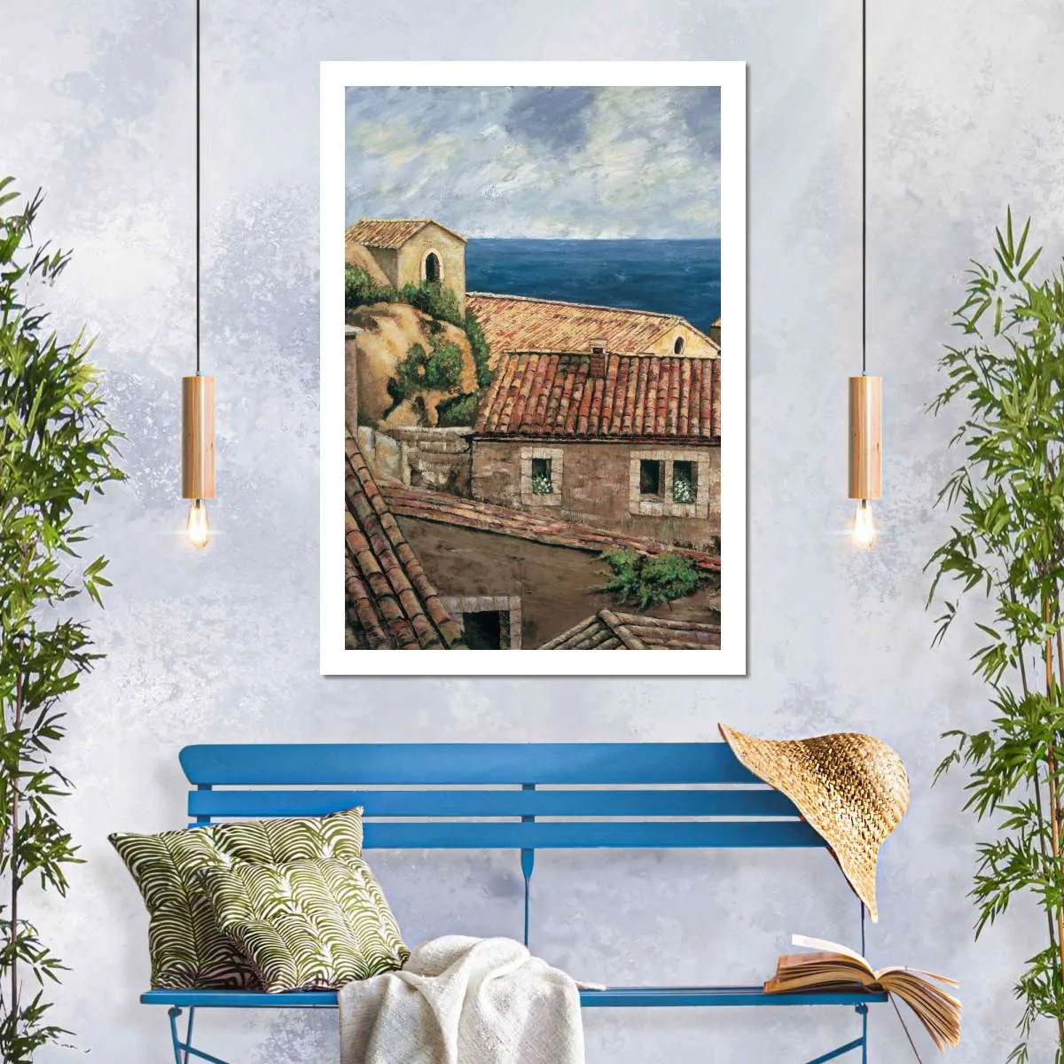 A Coastal Village II Wall Art