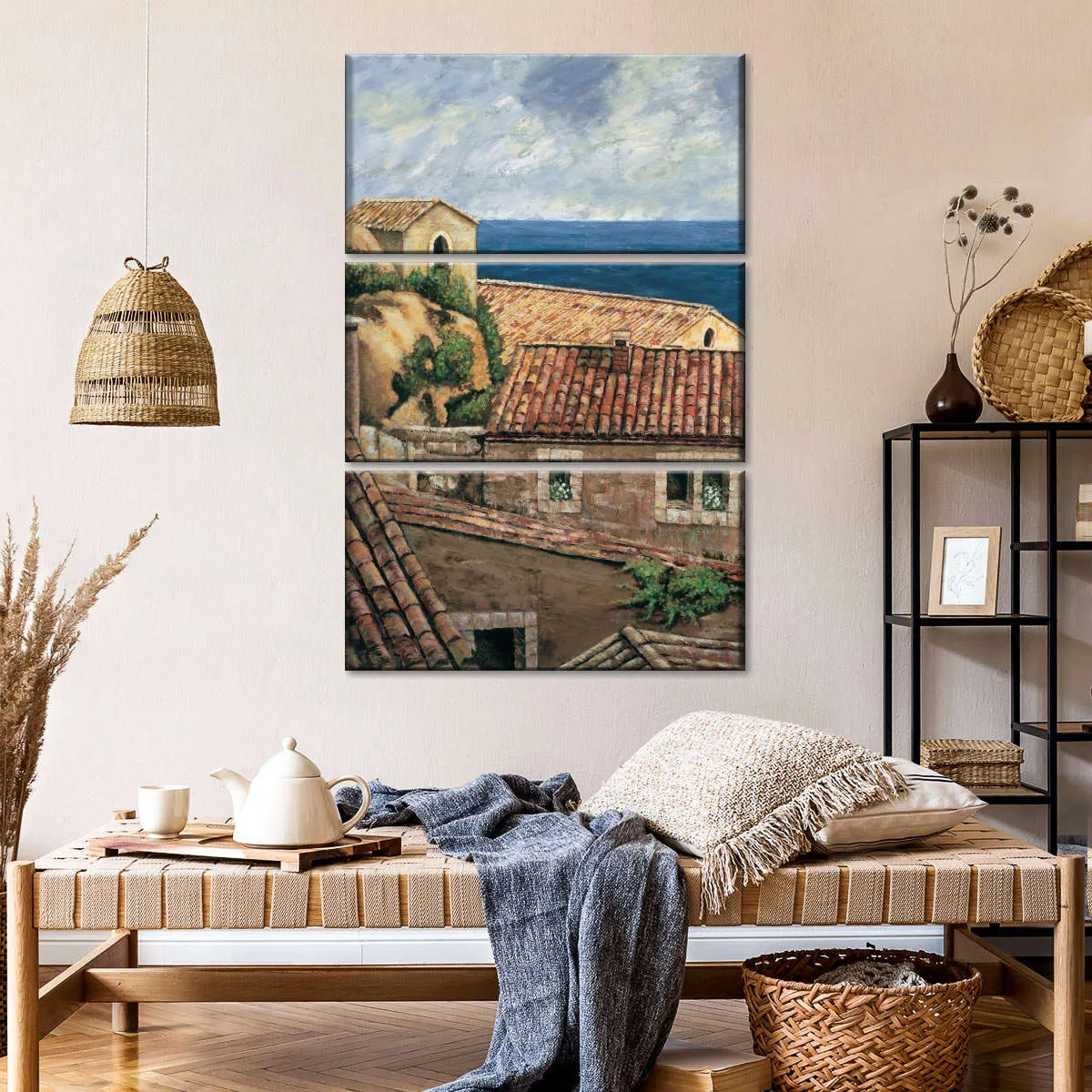 A Coastal Village II Wall Art