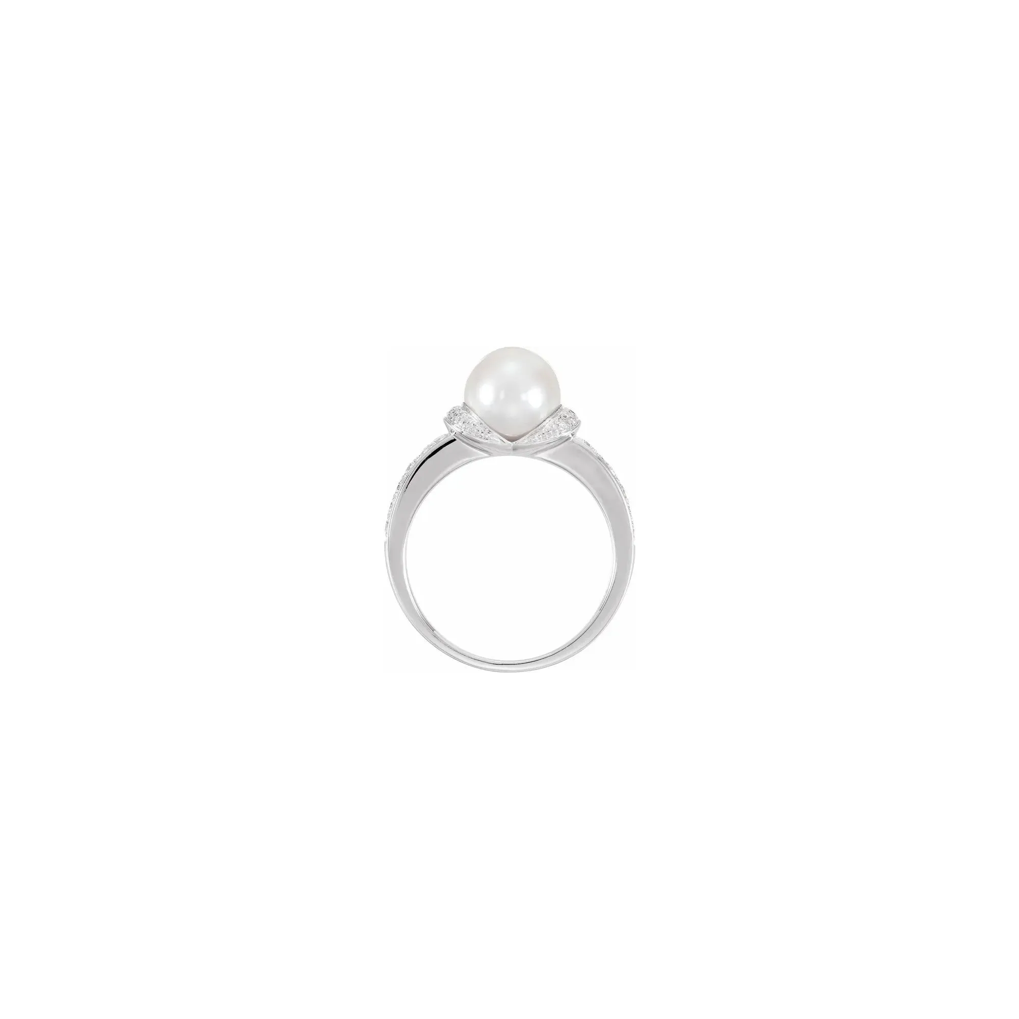 Accented Pearl Ring (14K)