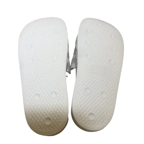 Adidas White Adilette Slides | Brand New |