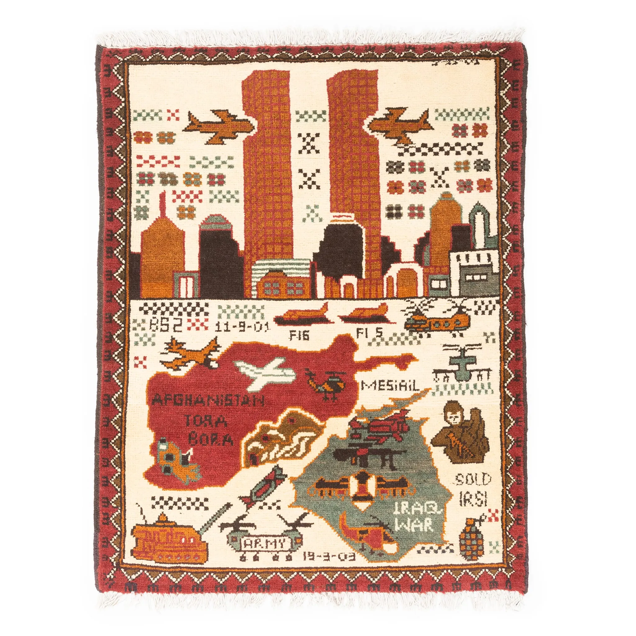 Afghan 9/11 Pattern War Rugs