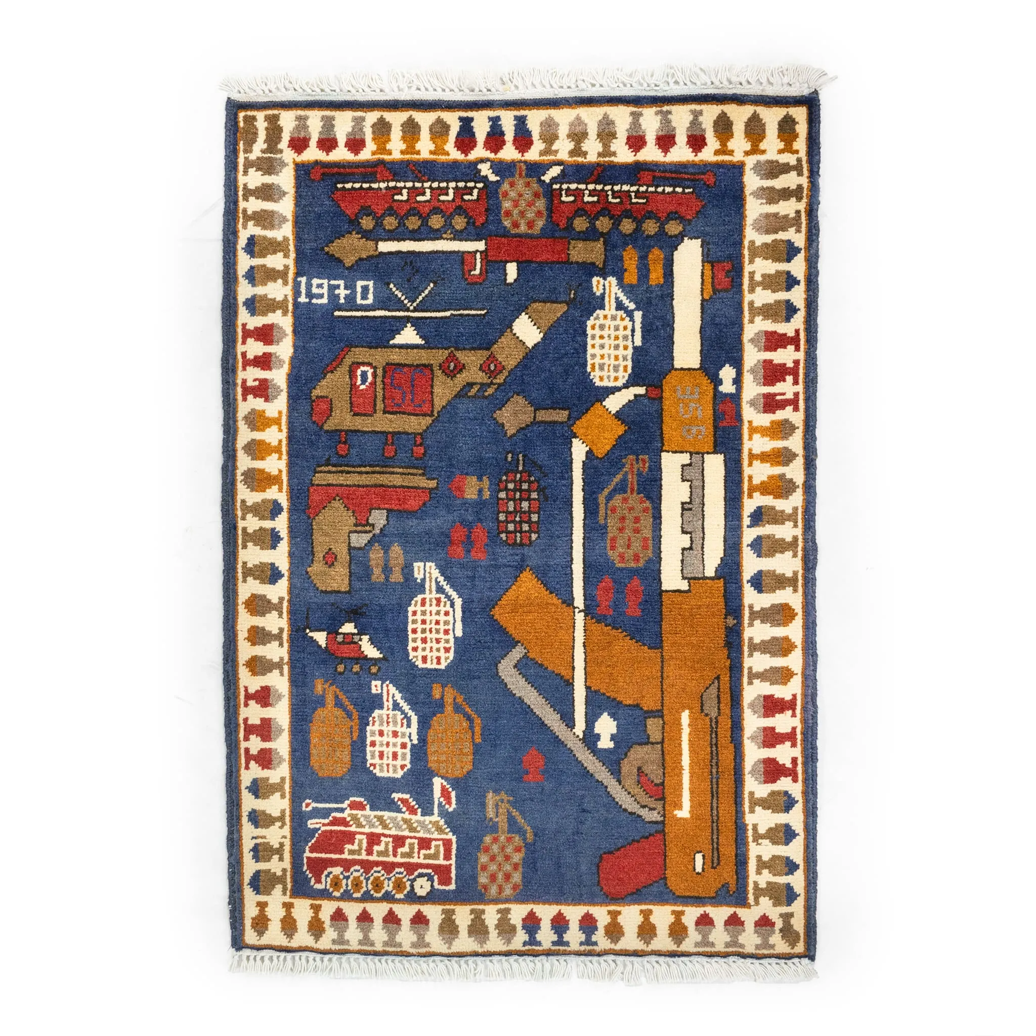 Afghan Arsenal Pattern War Rug