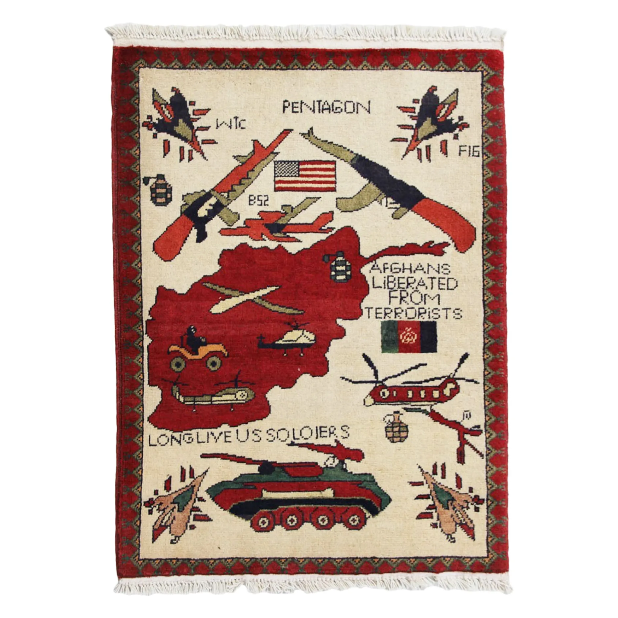 Afghan Campaign Pattern War Rug