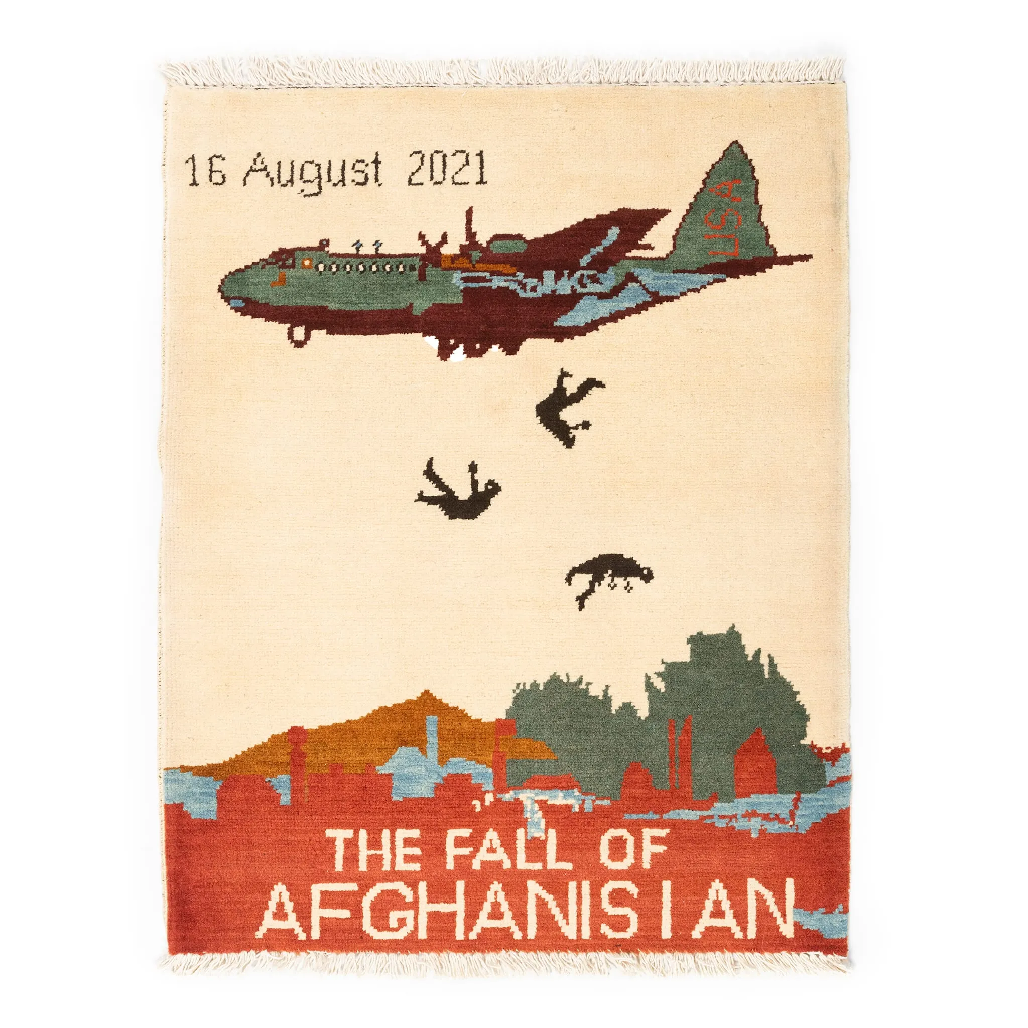 Afghan Fall Of Afghanistan Pattern War Rug