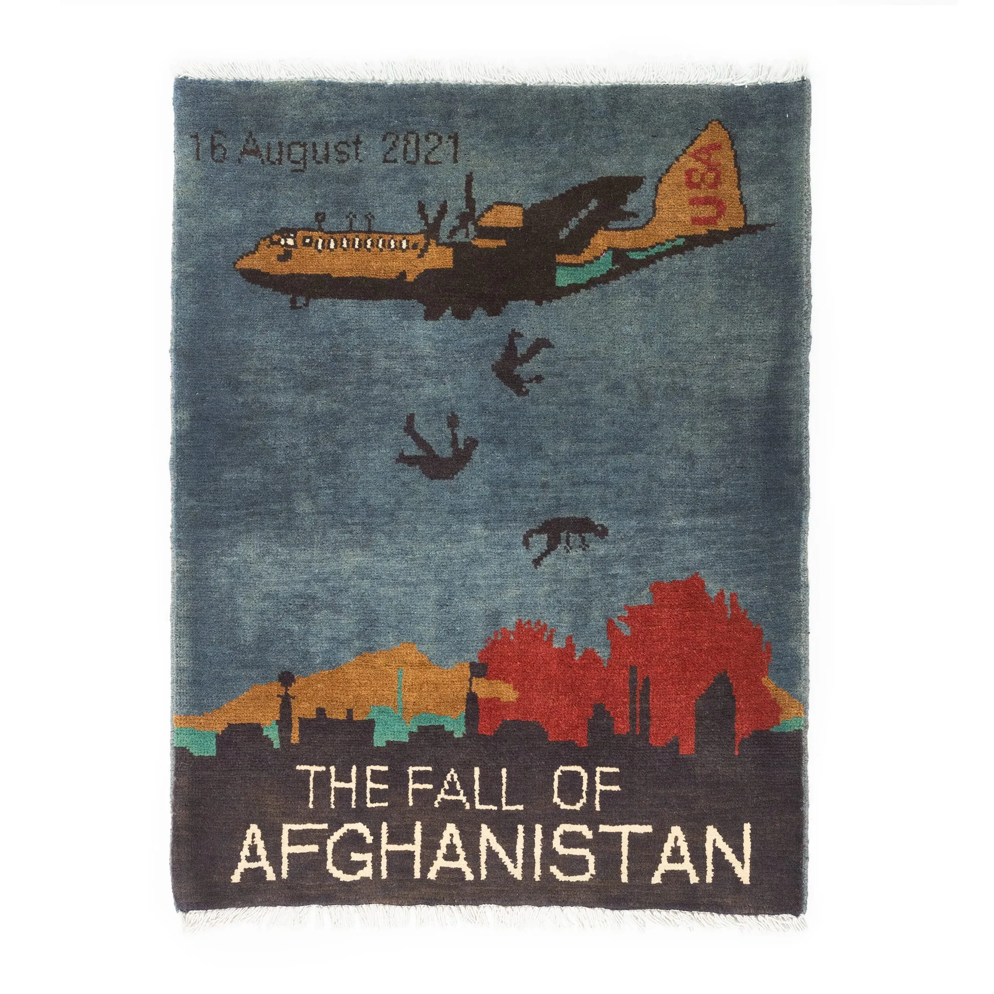 Afghan Fall Of Afghanistan Pattern War Rug