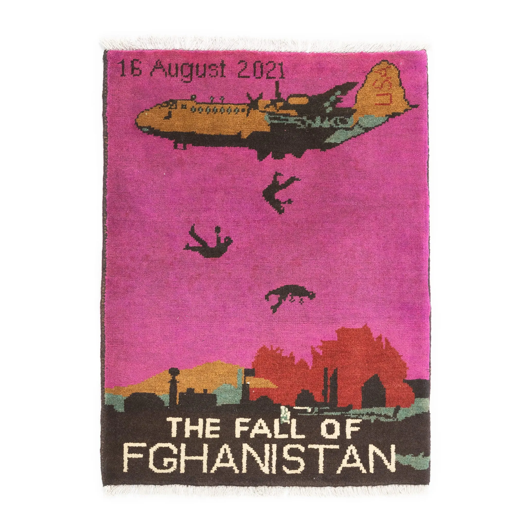 Afghan Fall Of Afghanistan Pattern War Rug