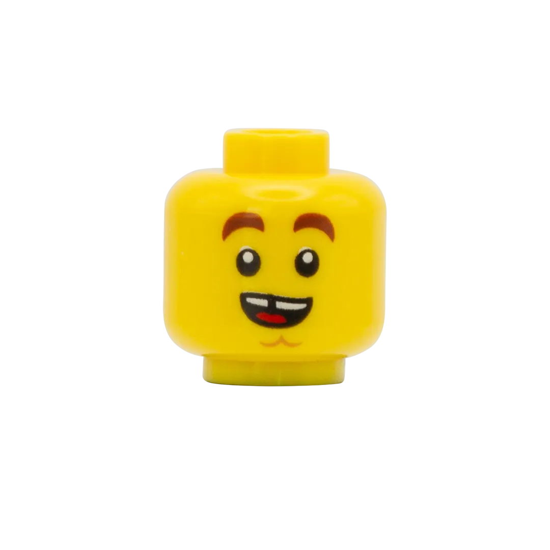 Angry Mask / Toothy Big Smile - LEGO Minifigure Head