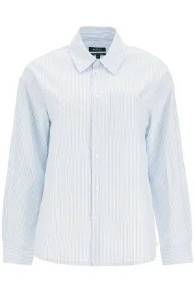 A.P.C. striped boyfriend shirt