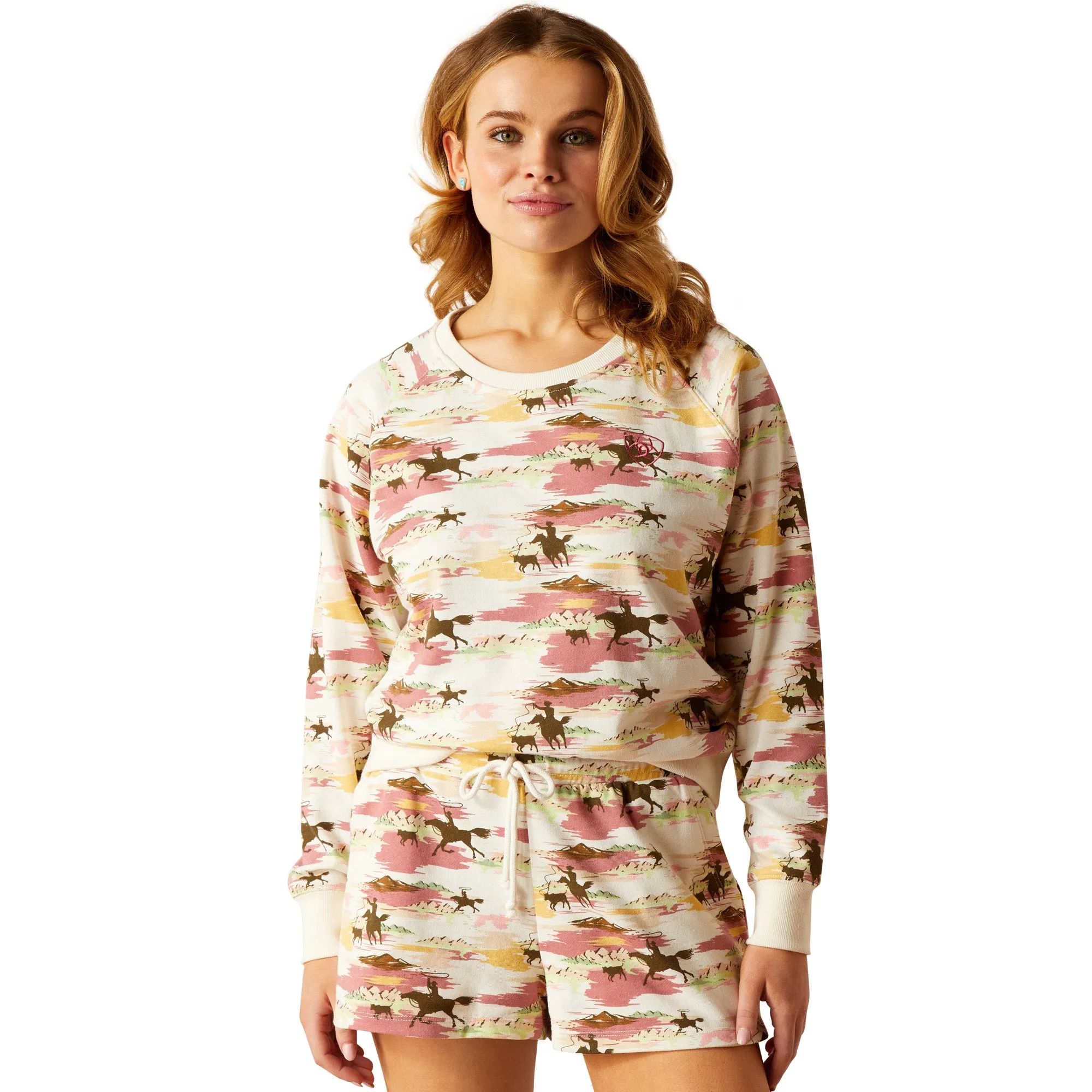 Ariat Ladies Western Scene Print Sweatshirt 10048687