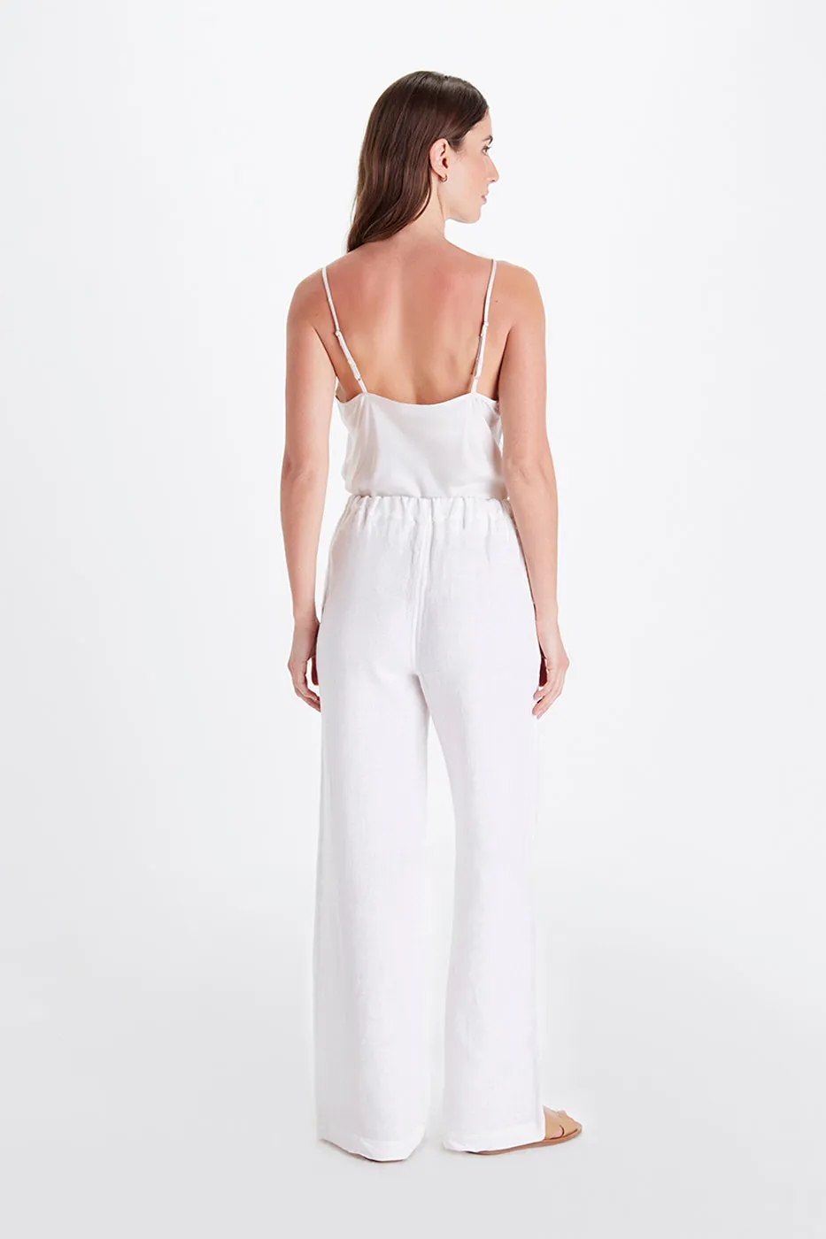 Carrie Palazzo Pants - Linen