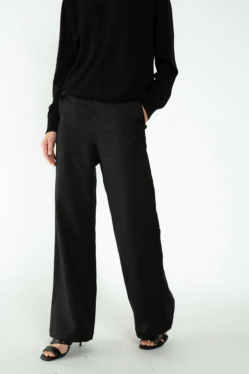 Carrie Palazzo Pants - Linen