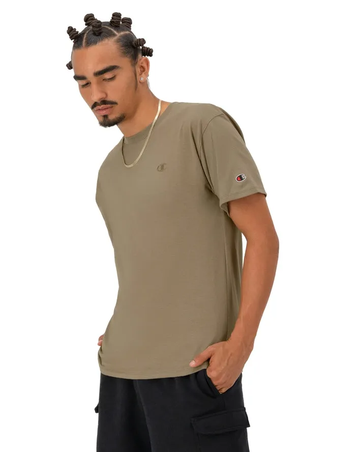 Champion Classic Tee, Embroidered C Logo Soft Suede T0223 AD6T