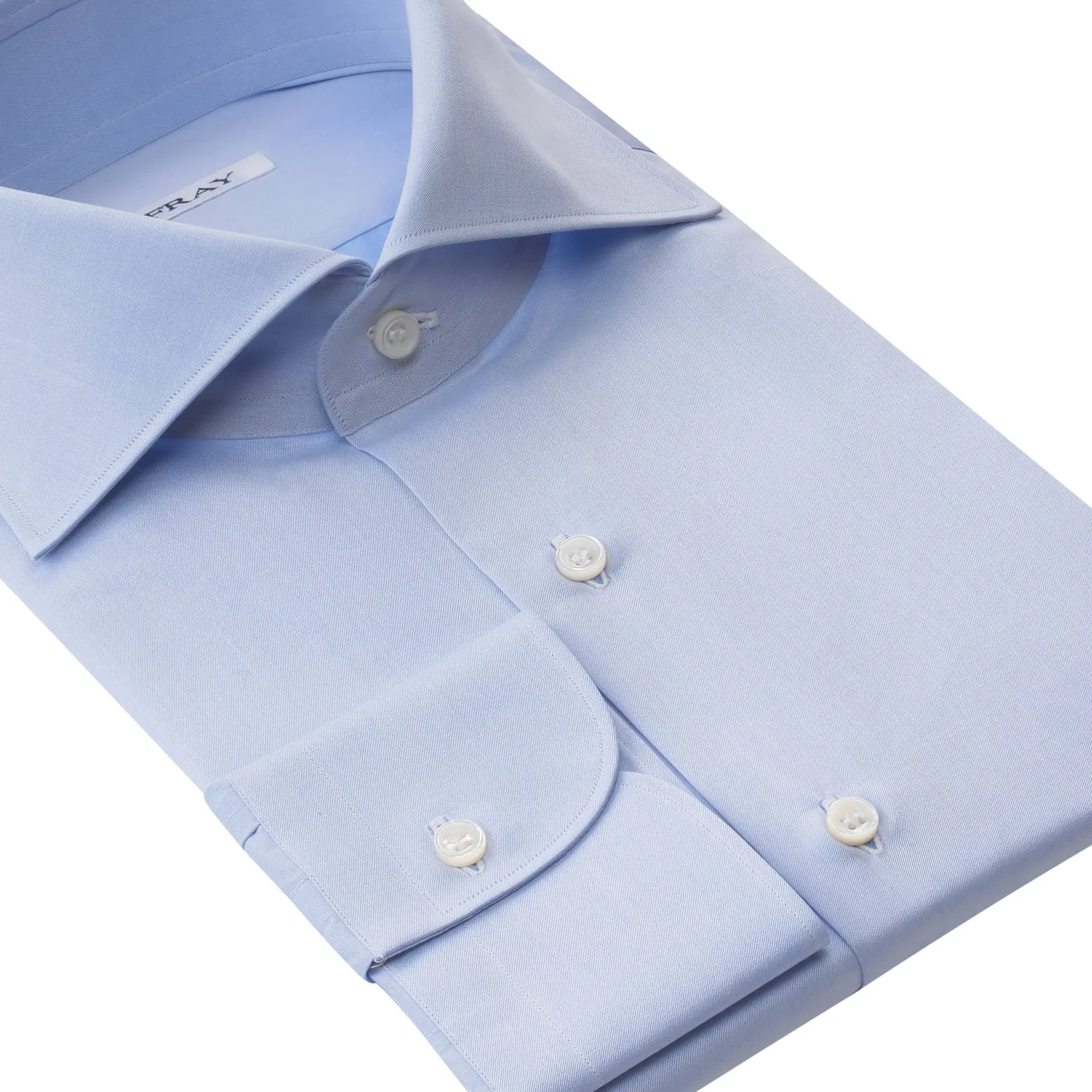 Classic Cotton Dress Shirt in Light Blue