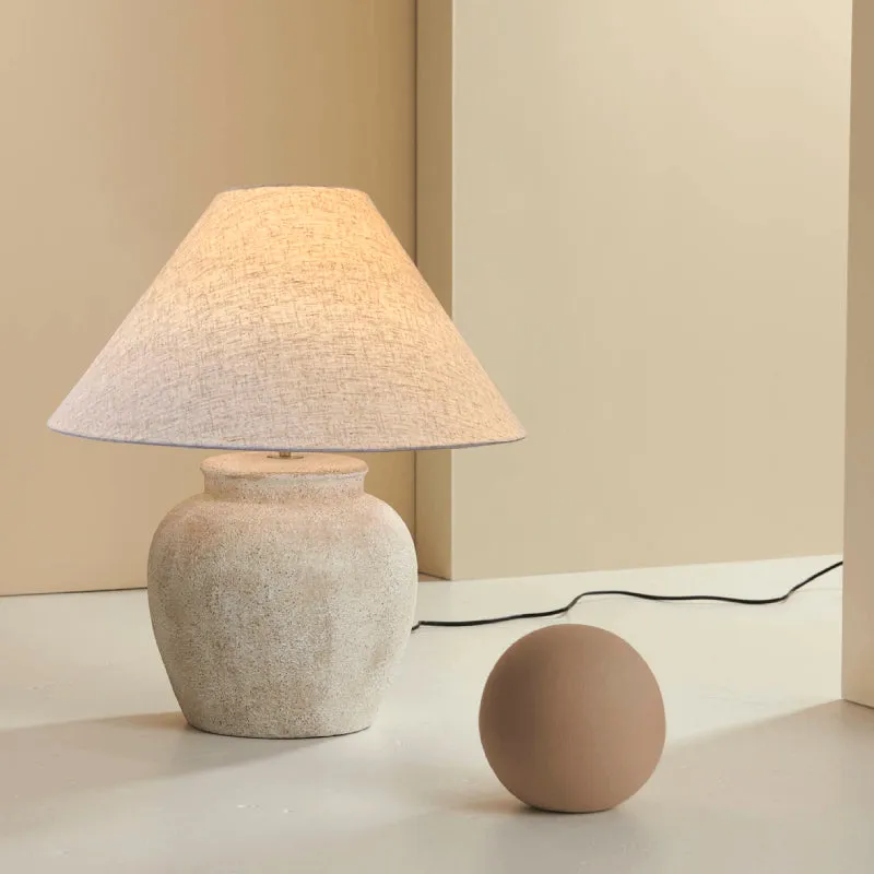 Coastal Ceramic and Linen Table Lamp | Assorted Finishes