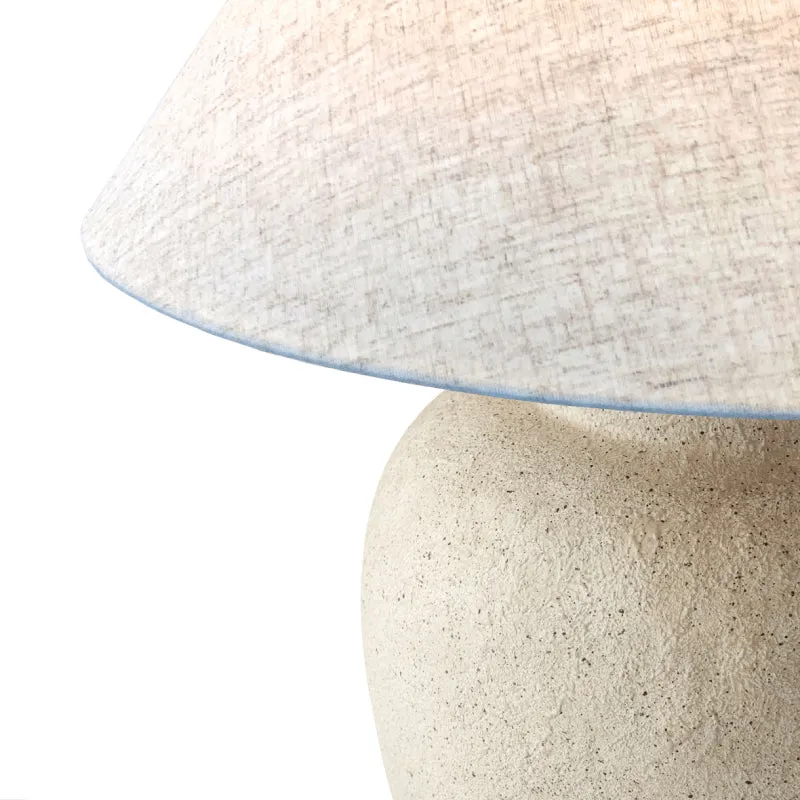 Coastal Ceramic and Linen Table Lamp | Assorted Finishes