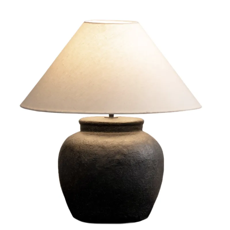 Coastal Ceramic and Linen Table Lamp | Assorted Finishes