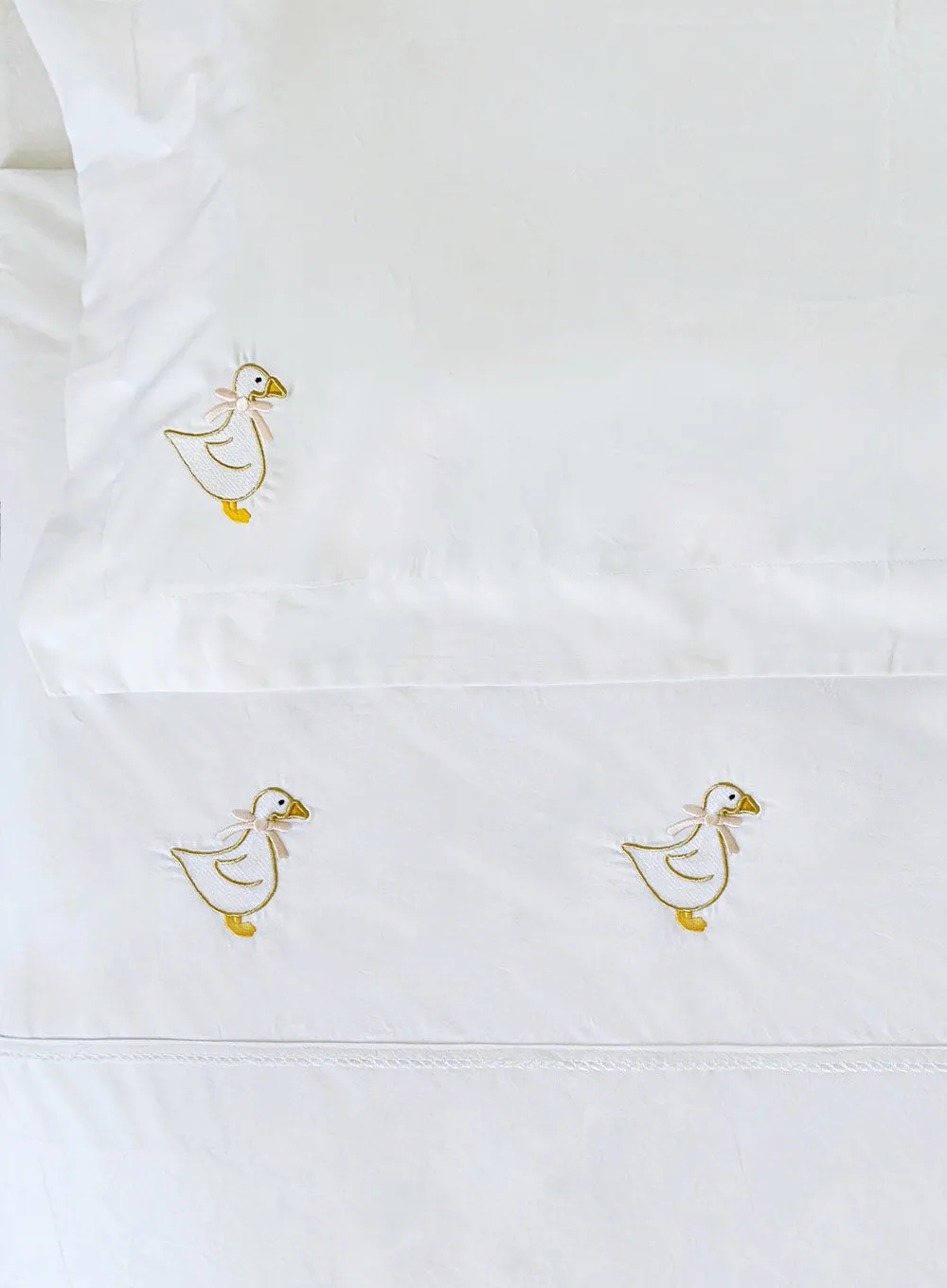 Duck Single Bed Duvet & Pillowcase Personalised Set