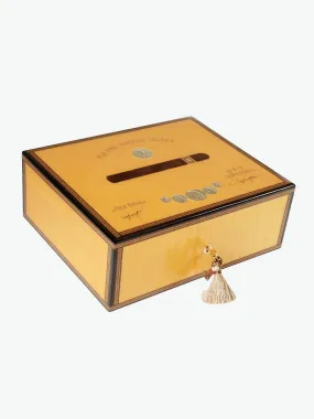 Elie Bleu Medal Cigar Humidor Yellow