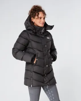 Exclusive Long Black Puffer Coat / Jacket 3.0 - Detachable Fur & Hood