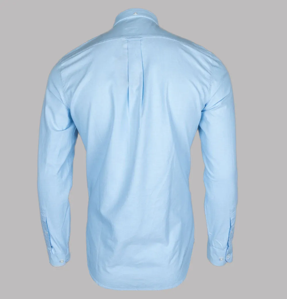 Farah Brewer Slim Fit Oxford Shirt Sky Blue