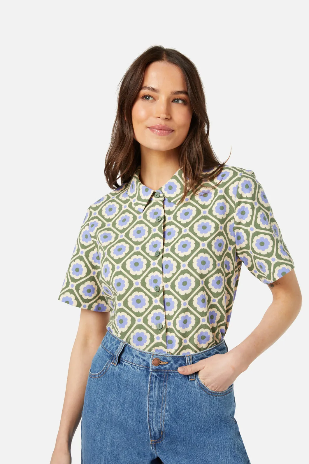 Flower Tile Shirt