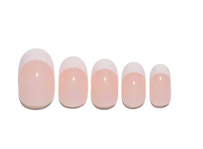 French Classical Ballerina Coffin Nails