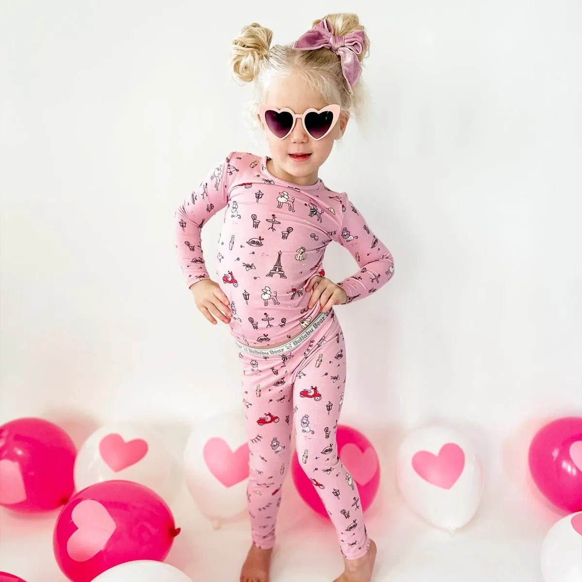 French Poodle Kids Bamboo Pajamas