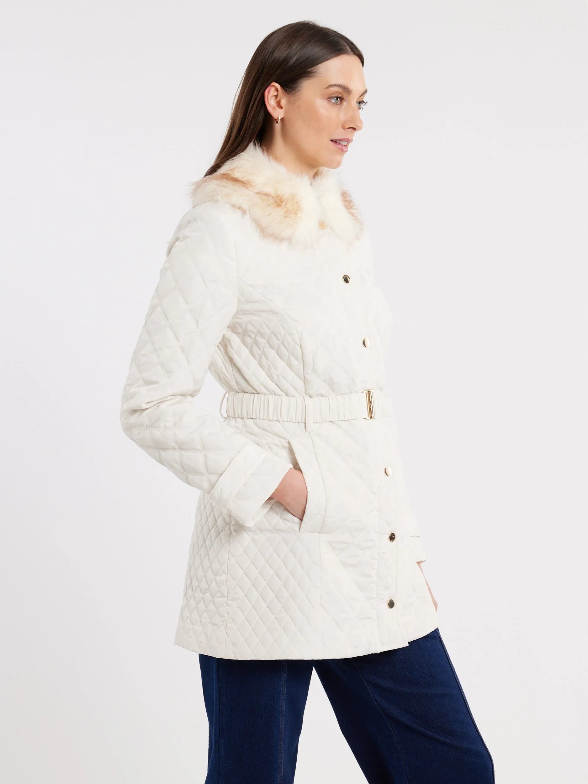 Glam Quilted Parka