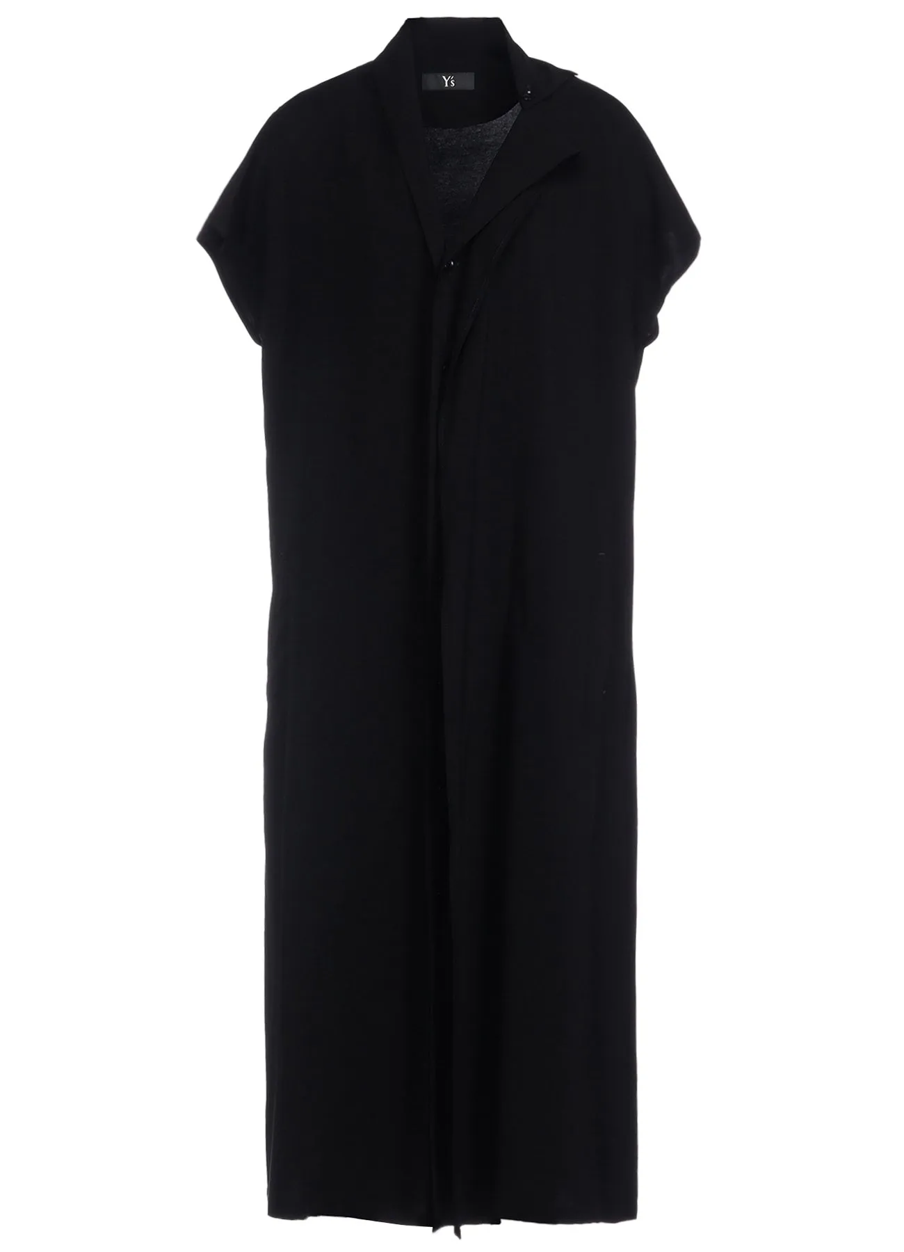 HARD TWISTED GABARDINE FRENCH SLEEVE DRESS