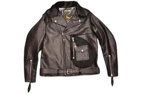 Himel Bros x Freenote Cloth Beck 333 Grizzly Jacket Black Horsehide