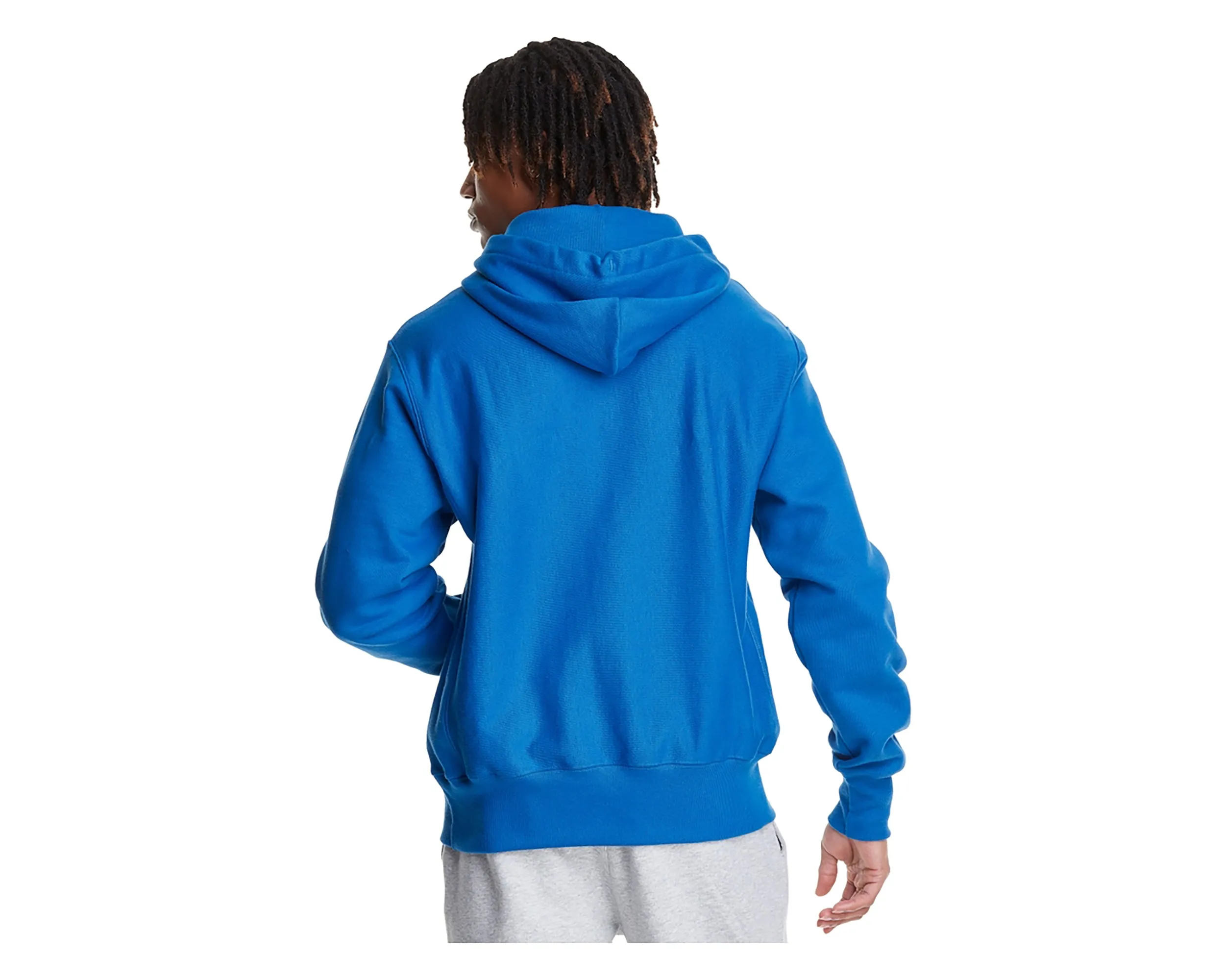 Men`s Reverse Weave Pullover Hoodie C Logo