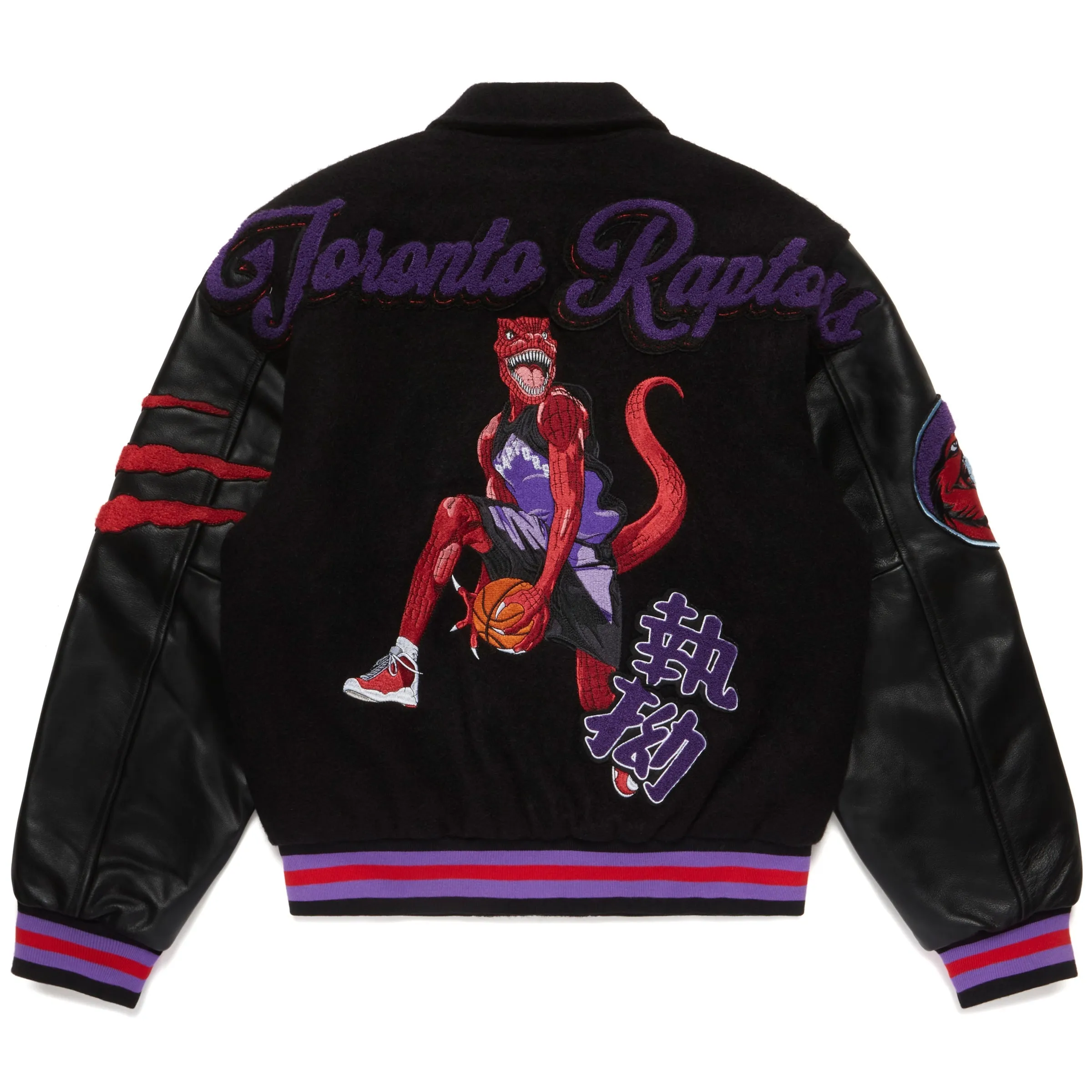 NBA TORONTO RAPTORS VARSITY JACKET (BLACK)