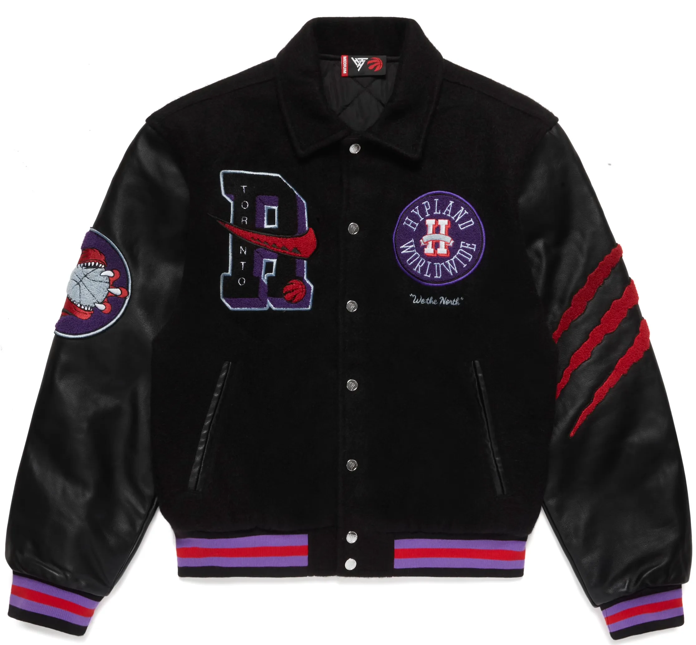 NBA TORONTO RAPTORS VARSITY JACKET (BLACK)