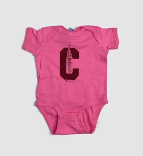 Pink C Terminal Onesie