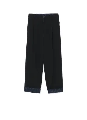 RAYON/GABARDINE STRAIGHT LEG PANTS