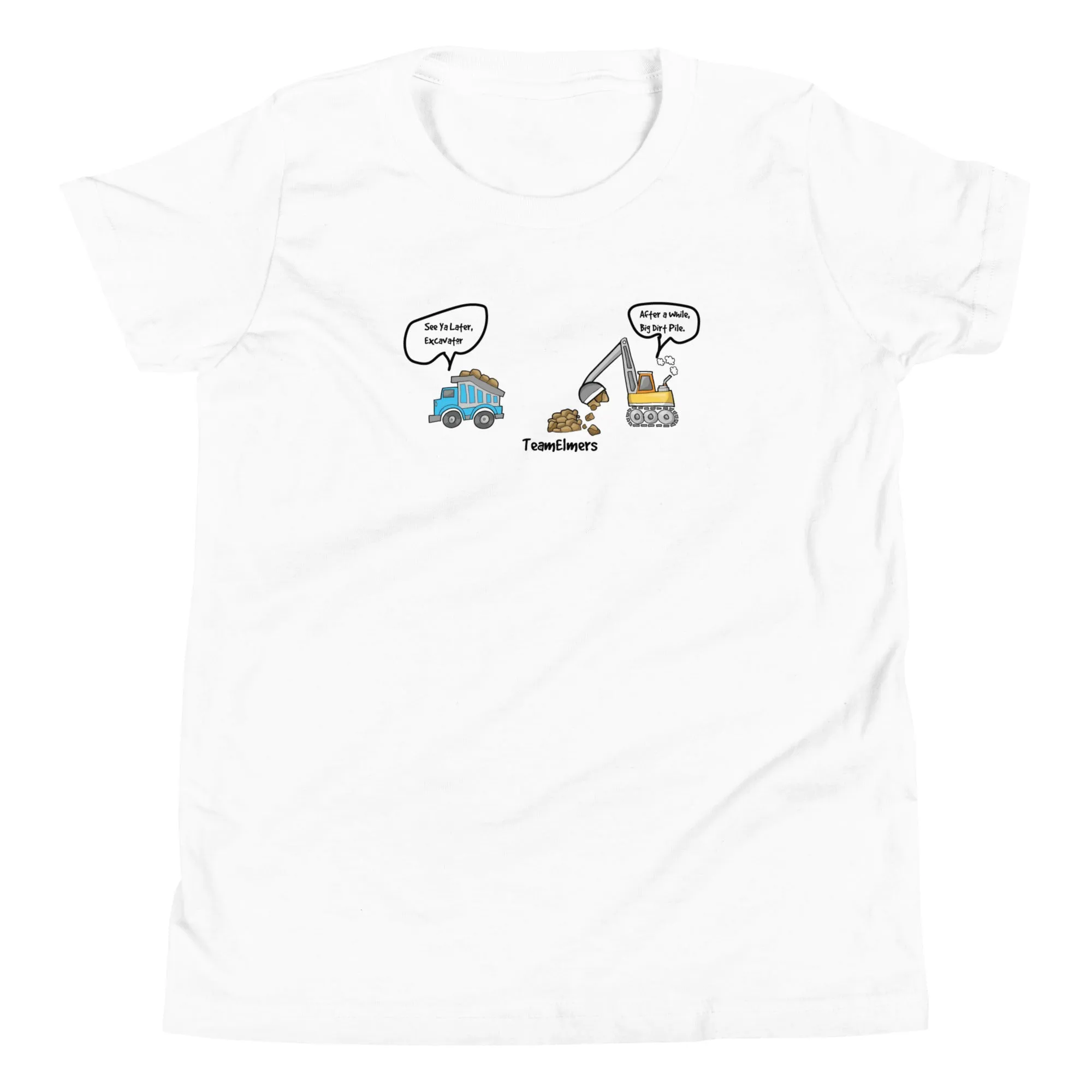 See Ya Later Excavator Cartoon Unisex Youth T-Shirt