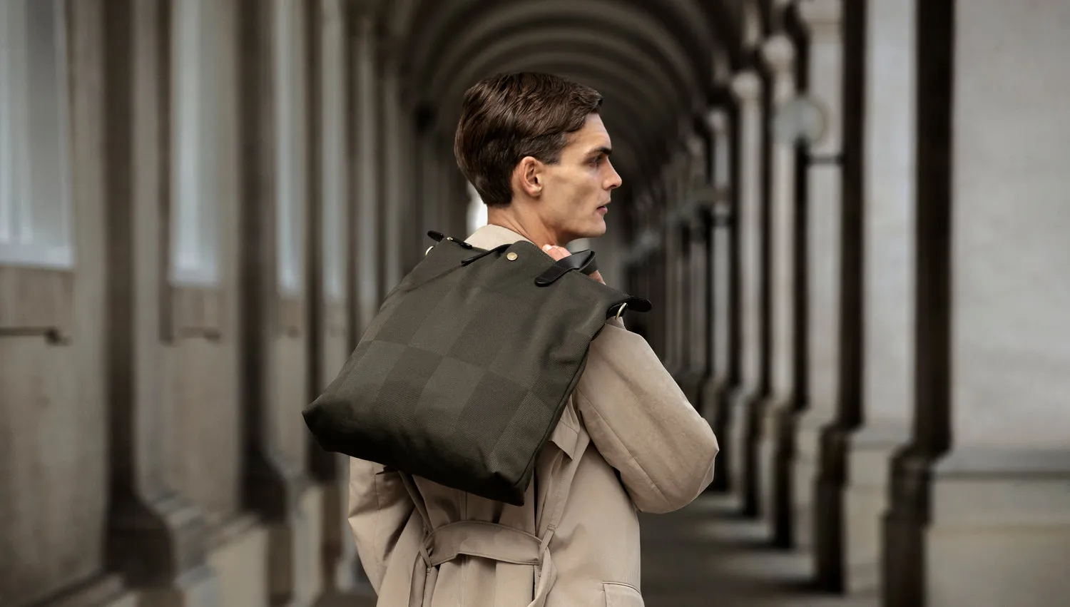 Shopper, Leather - Tabac/Cuoio