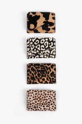 STORE HOUSE ANIMAL PRINT CARD CARRIER