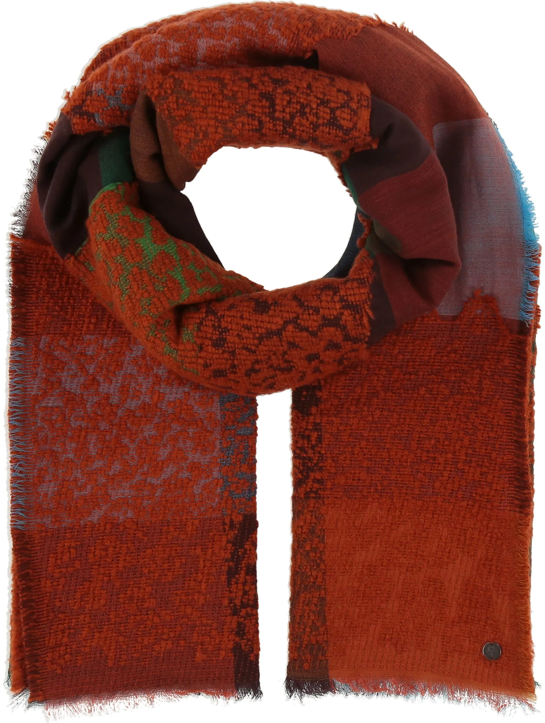 Sustainability Edition Textured colourblock Wrap