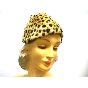 Vintage  Fur  Ladies Hat 1940s Adele List Vienna